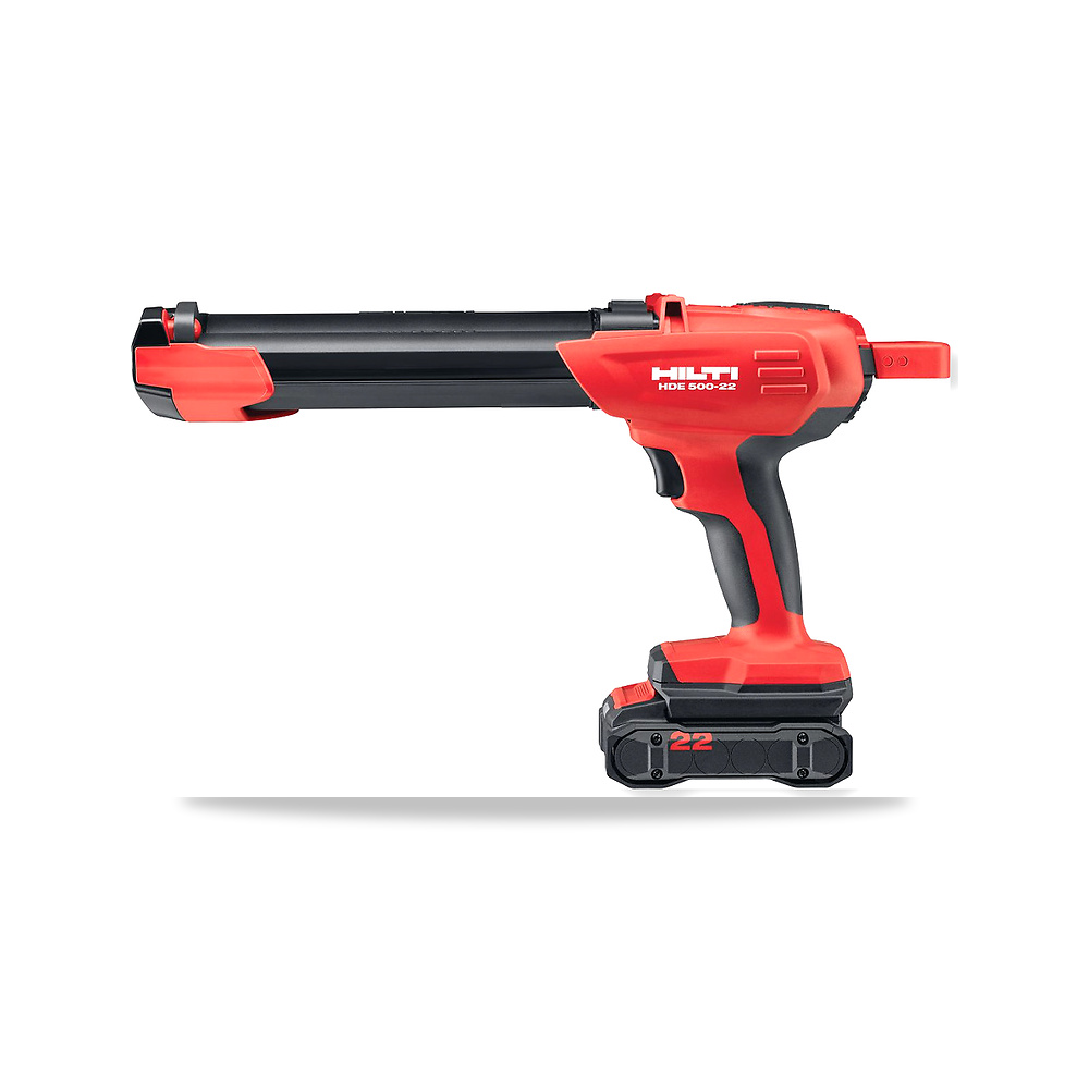 مسدس حقن إيبوكسي ومونة كيميائية وفوم هيلتي (Hilti) موديل HDE 500-22 (Cordless adhesive dispenser)