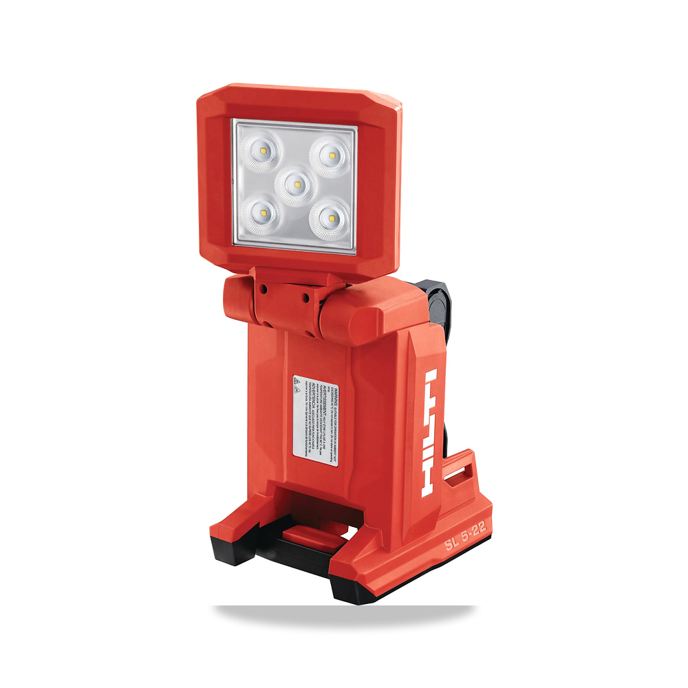 كشاف ووحدة إنارة خارجية وشوارع LED هيلتي (Hilti) موديل SL 5-22 (Cordless magnetic work light)