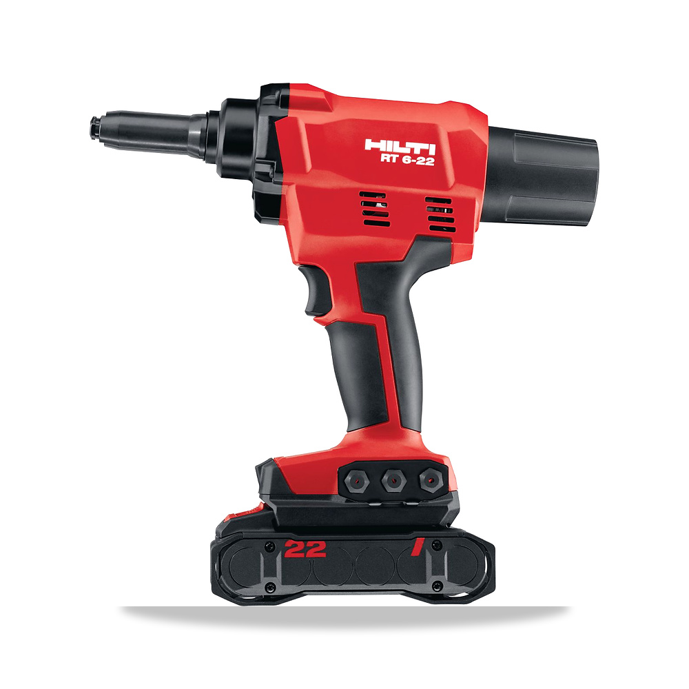 مسامير وبراغي وفيشر وخوابير هيلتي (Hilti) موديل RT 6-22 (Cordless rivet tool)