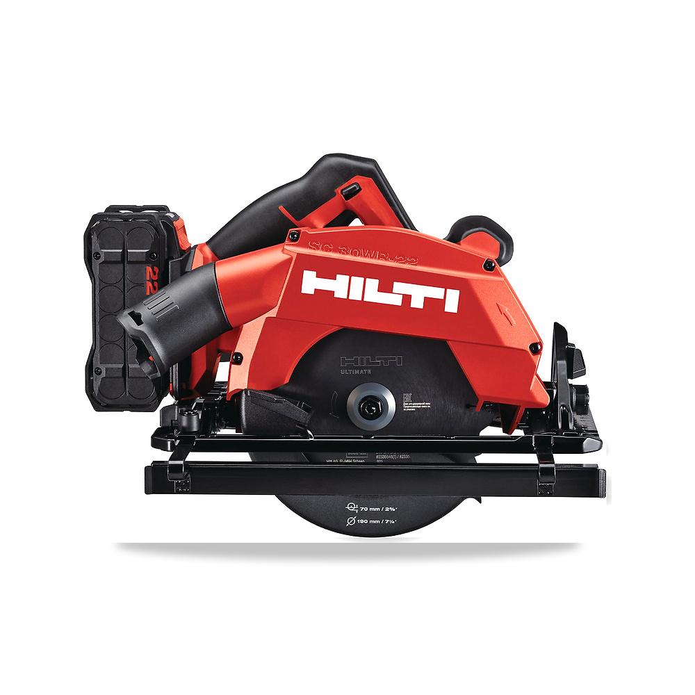 منشار قطع كهربائي/لاسلكي هيلتي (Hilti) موديل SC 30WR-22 (Cordless circular saw)
