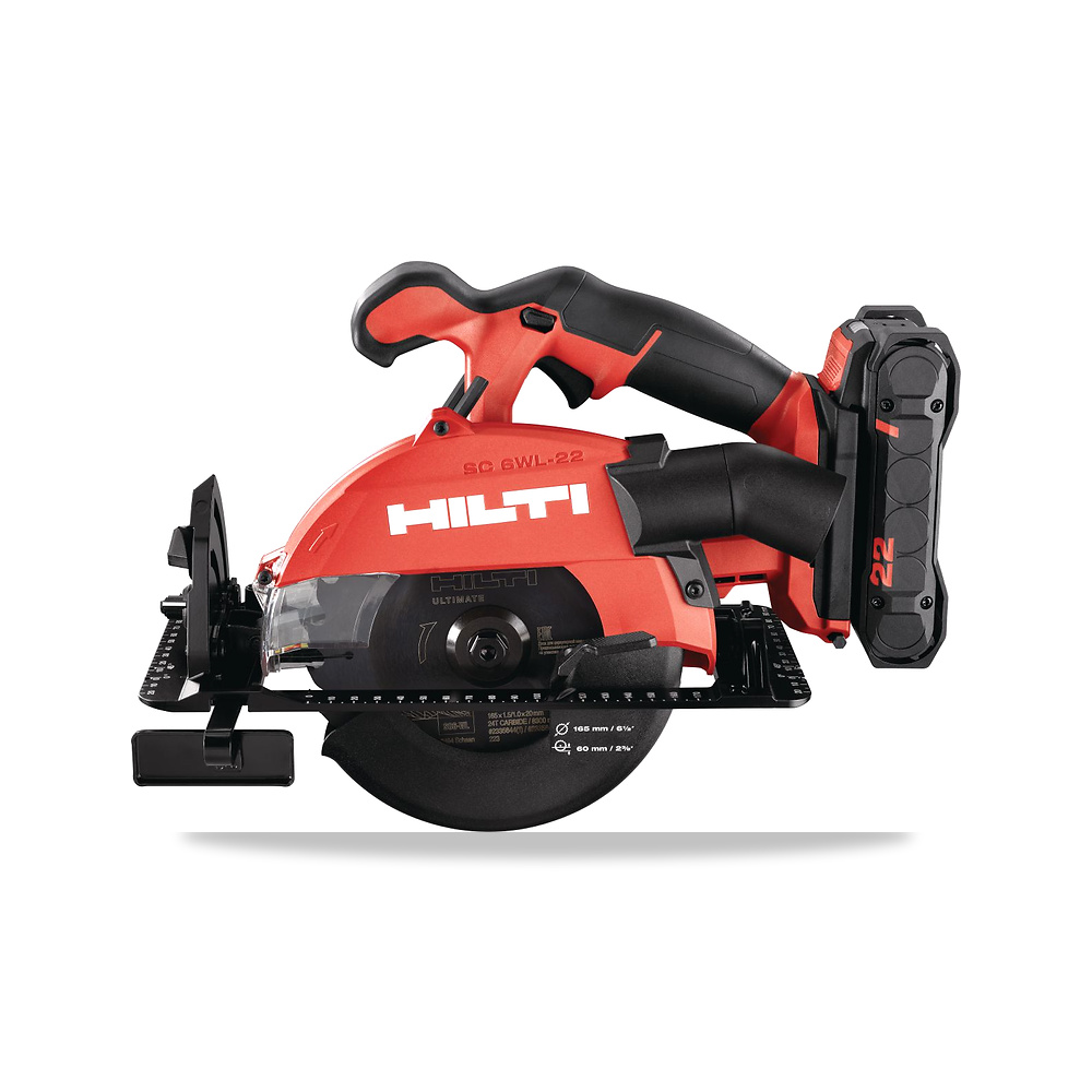 منشار قطع كهربائي/لاسلكي هيلتي (Hilti) موديل SC 6WL-22 (Cordless Circular Saw for wood)