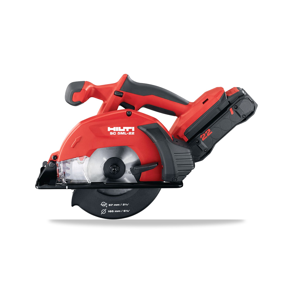 منشار قطع كهربائي/لاسلكي هيلتي (Hilti) موديل SC 5ML-22 (Cordless circular saw for metal)