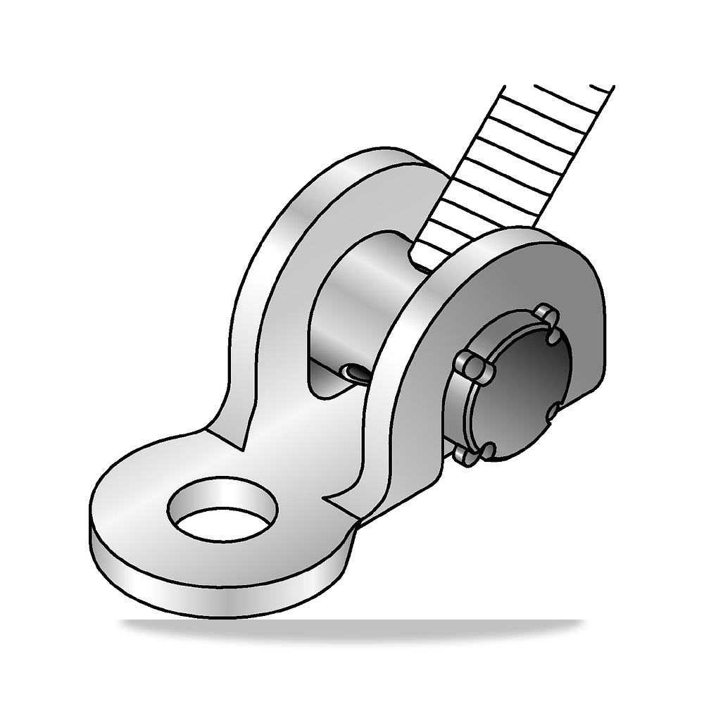 مقابض ومفصلات الأبواب والنوافذ هيلتي (Hilti) موديل MT-S-CH Seismic rod hinge