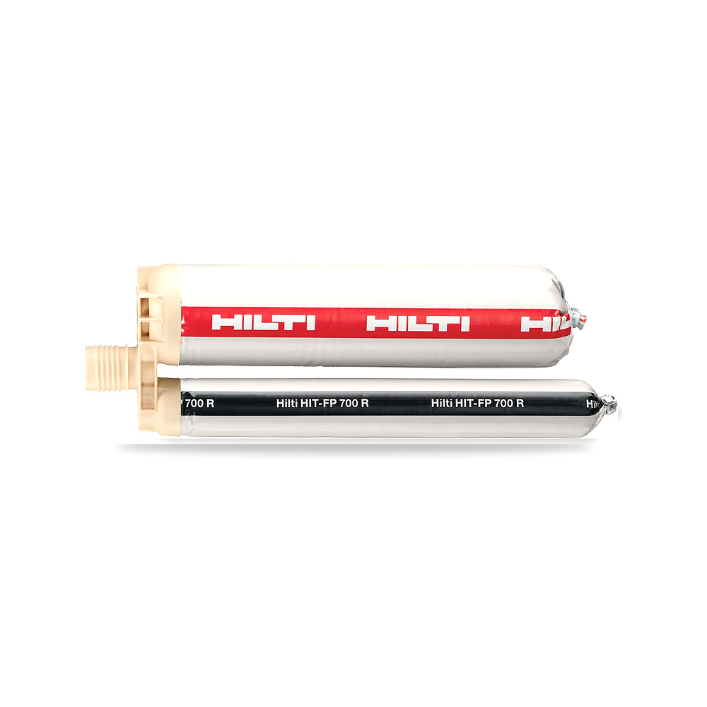 مسمار وخابور تثبيت إنشائي وميكانيكي للخرسانة هيلتي (Hilti) موديل HIT-FP 700 (R Injectable cementitious adhesive anchor)