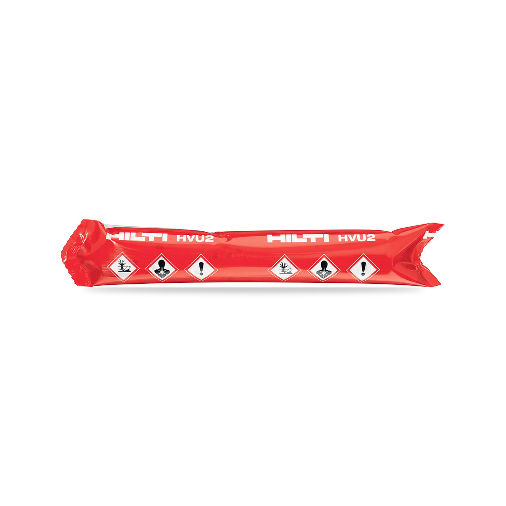 مسمار وخابور تثبيت إنشائي وميكانيكي للخرسانة هيلتي (Hilti) موديل HVU2 (Anchor capsule)