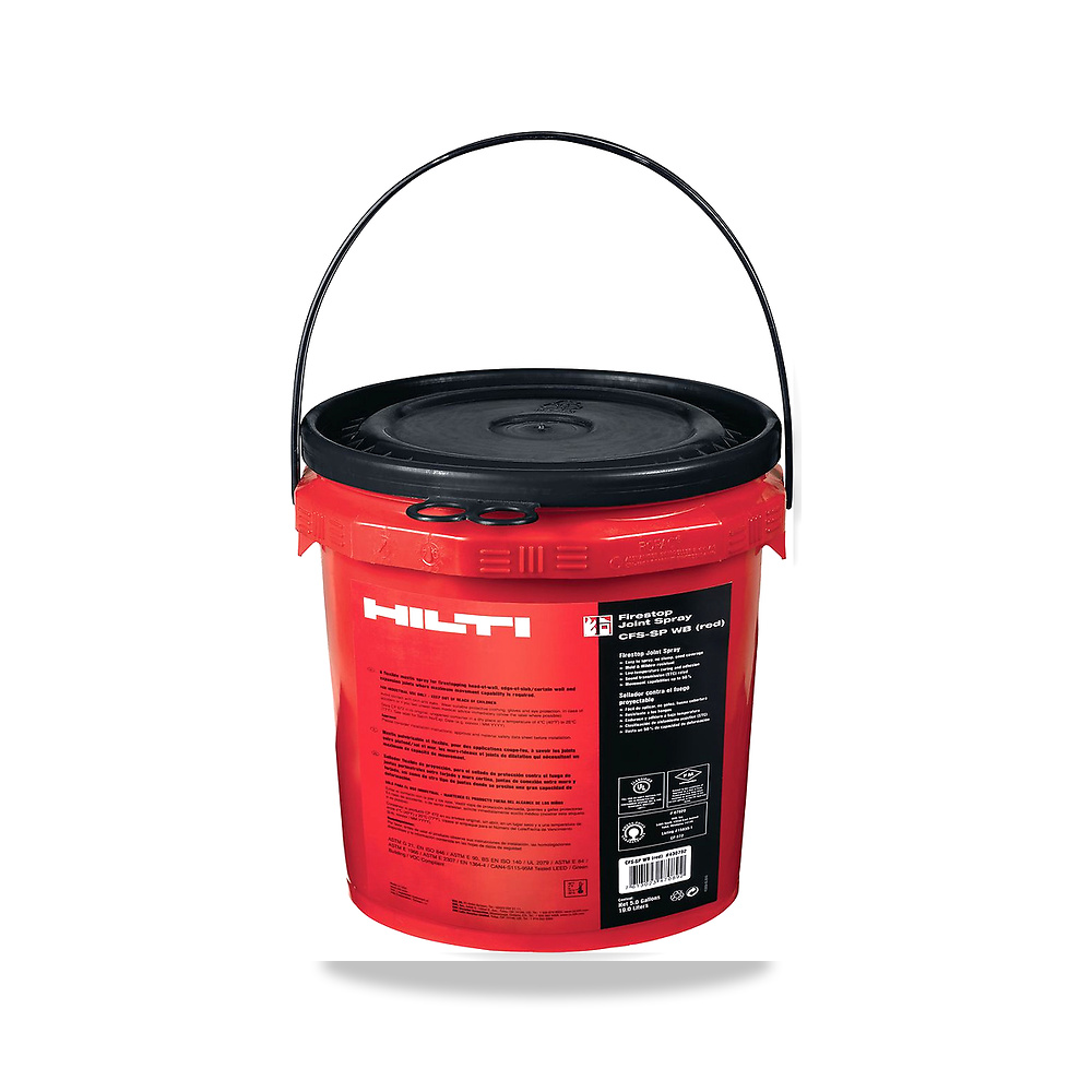 مانع وعازل انتشار الحريق والدخان للتمديدات (Firestop) هيلتي (Hilti) موديل CFS-SP WB Water-based acrylic sealant spray