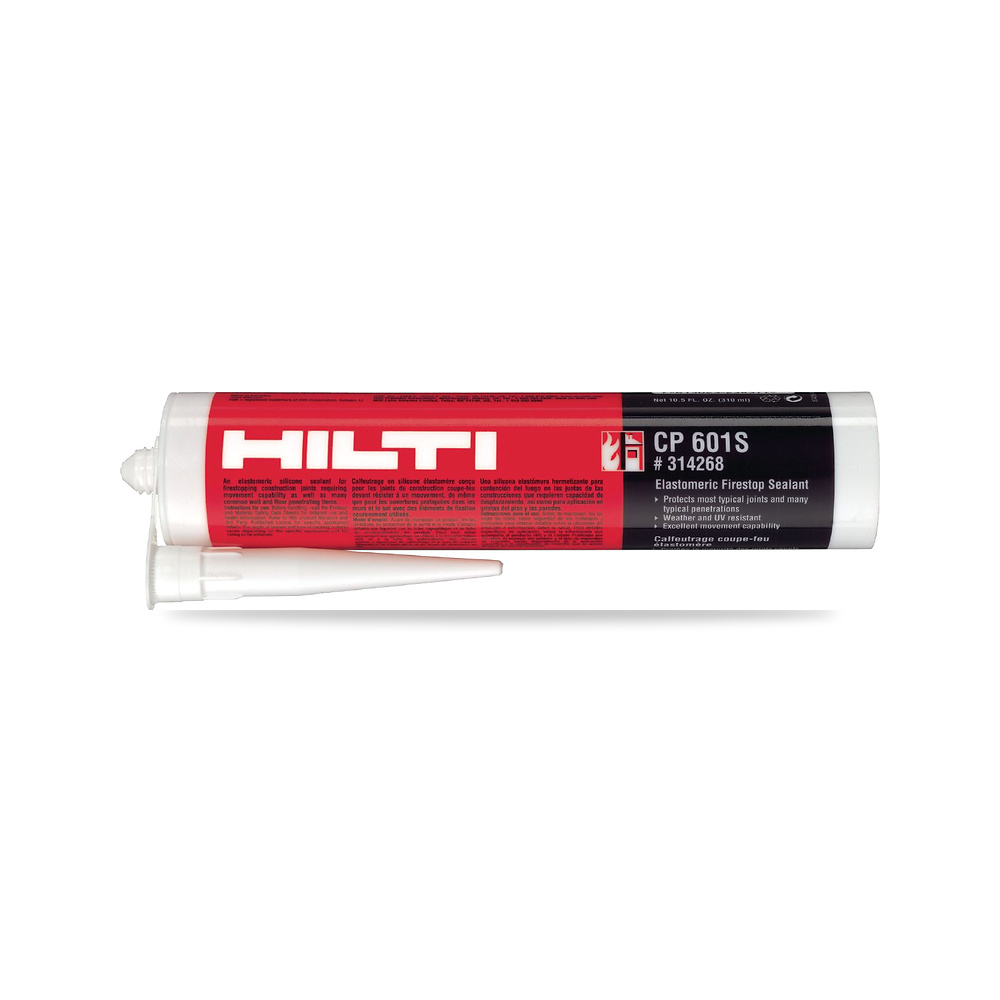 مانع وعازل انتشار الحريق والدخان للتمديدات (Firestop) هيلتي (Hilti) موديل CP 601s Firestop silicone sealant
