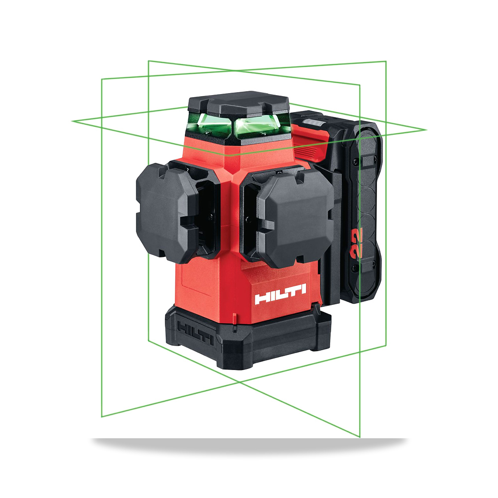 جهاز ميزان ليزر خطي ودوار للتسوية المساحية هيلتي (Hilti) موديل PM 50MG-22 (multi-line laser)