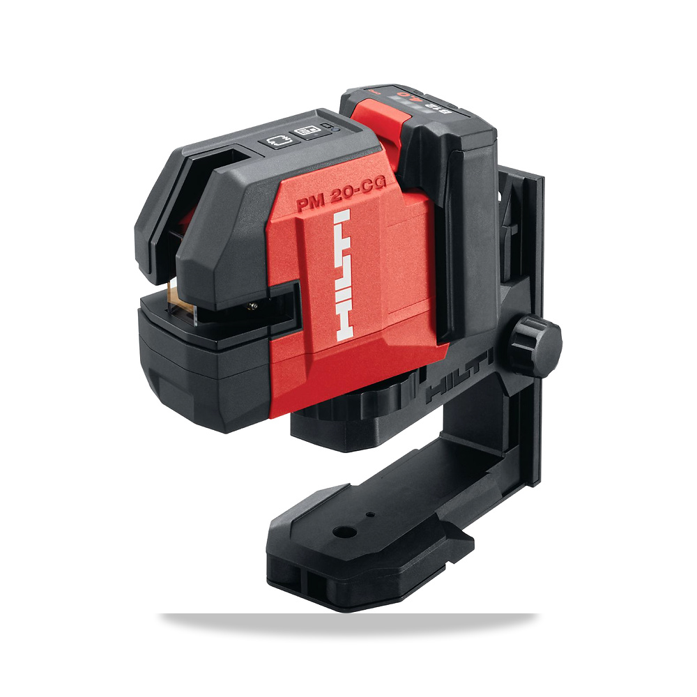 جهاز ميزان ليزر خطي ودوار للتسوية المساحية هيلتي (Hilti) موديل PM 20-CG (12V Plumb and cross line laser)