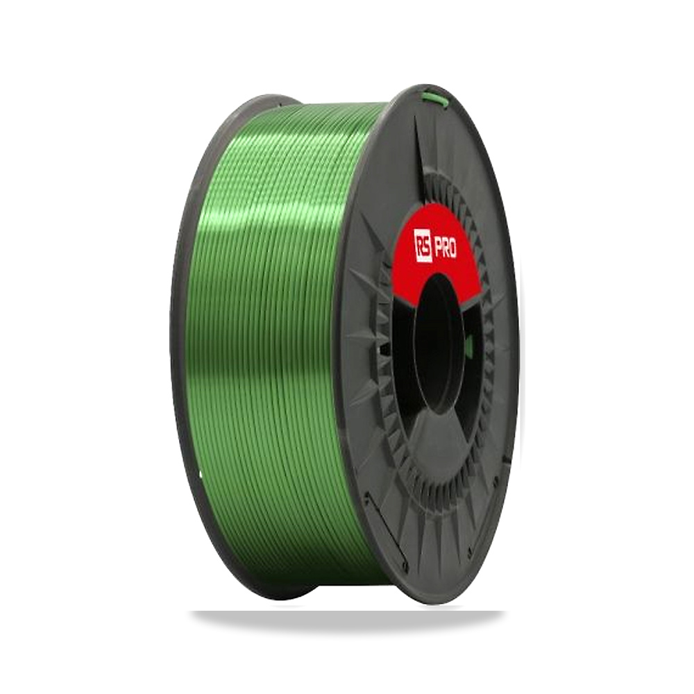خيط طباعة ثلاثية الأبعاد (3D Filament) أخضر 1.75 مم 1 كجم RS PRO موديل 430-148 - نوع الخامة PLA