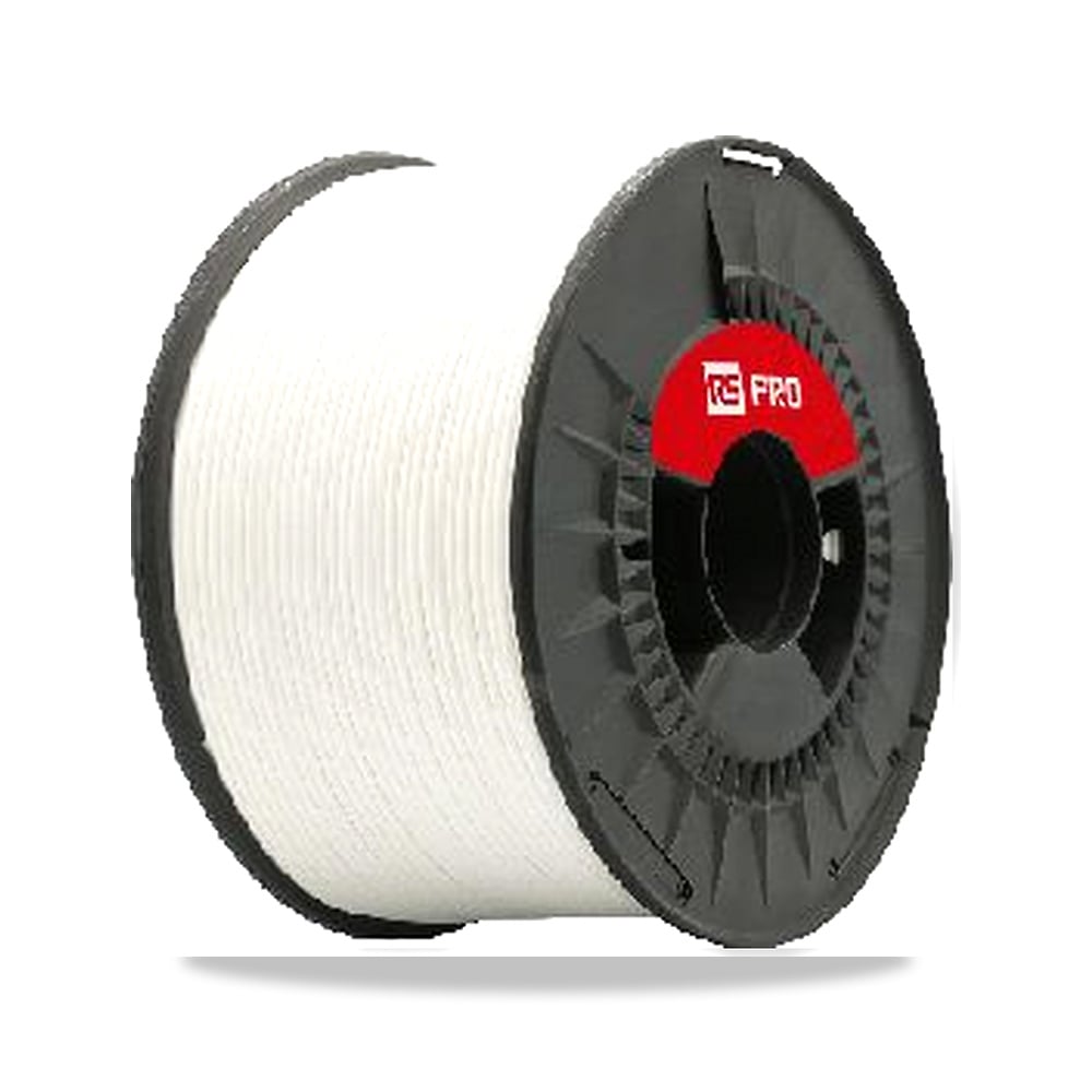 خيط طباعة ثلاثية الأبعاد (3D Filament) أبيض 1.75 مم 500 جم RS PRO موديل 360-155 - نوع الخامة PLA