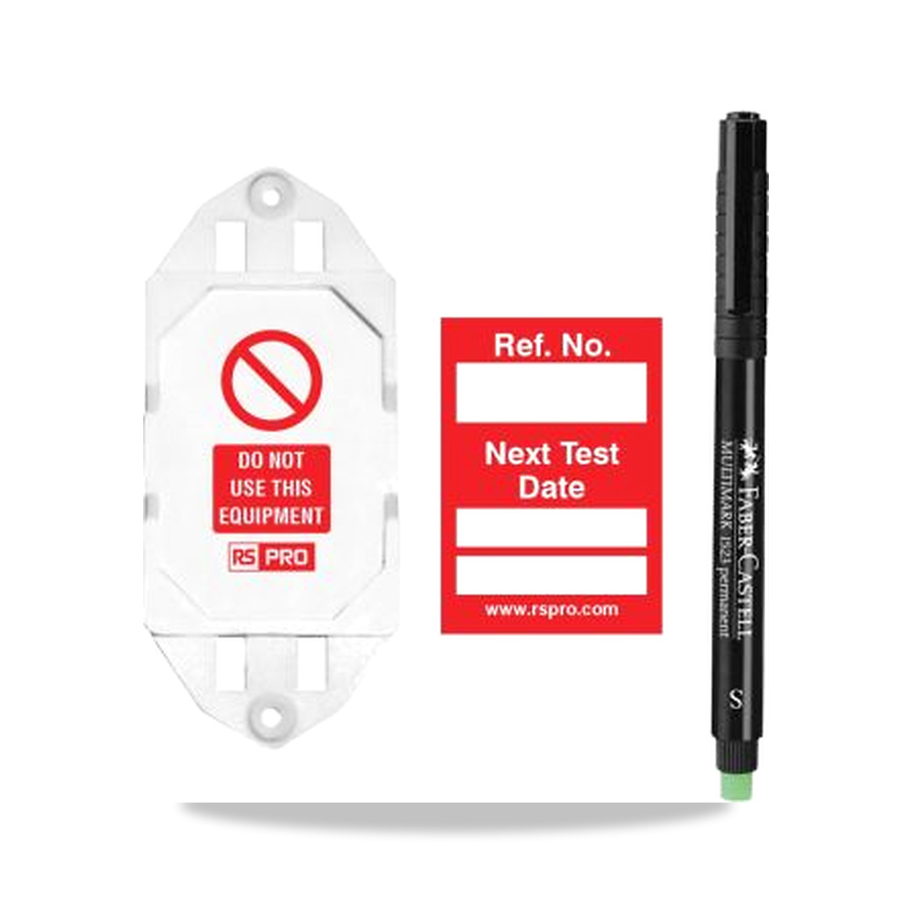 قفل وأداة عزل وتأمين مصادر الطاقة (Lockout) 92 مم 41 مم RS PRO موديل 710-498 - نوع الخامة ABS - اللون Red, White