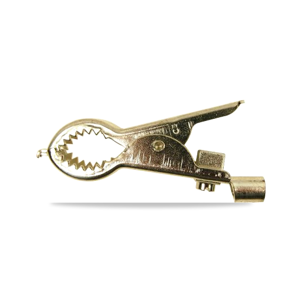 مشبك تمساحي للتوصيل والفحص الكهربائي RS PRO موديل 588-693 - نوع الخامة Tin Plated Steel