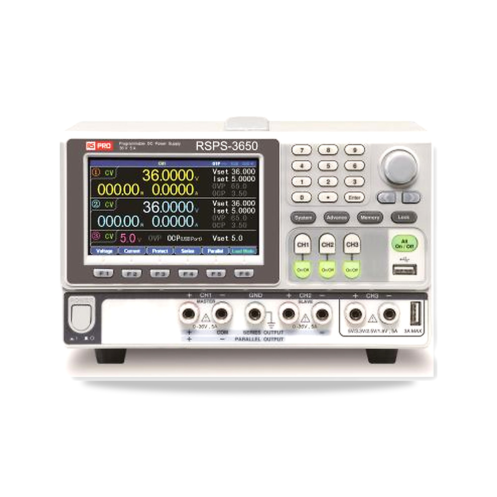 وحدة تغذية ومصدر طاقة كهربائية (Power Supply) رقمي 0 فولت 36 فولت 680 واط 5 أمبير 100 فولت RS PRO موديل 642-966