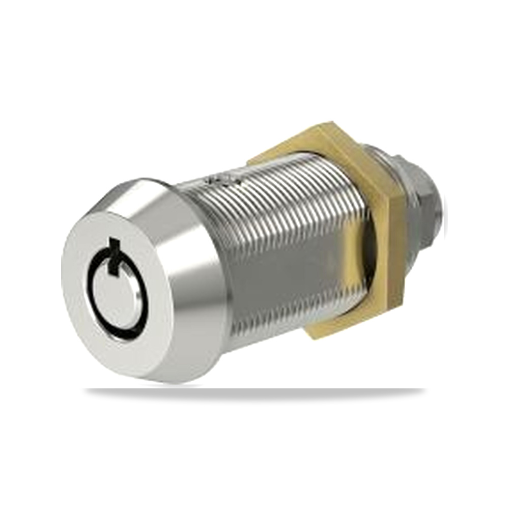 قفل كامات معدني للخزائن واللوحات (Camlock) نحاس أصفر رمادي 19 X 16 مم RS PRO موديل 630-978