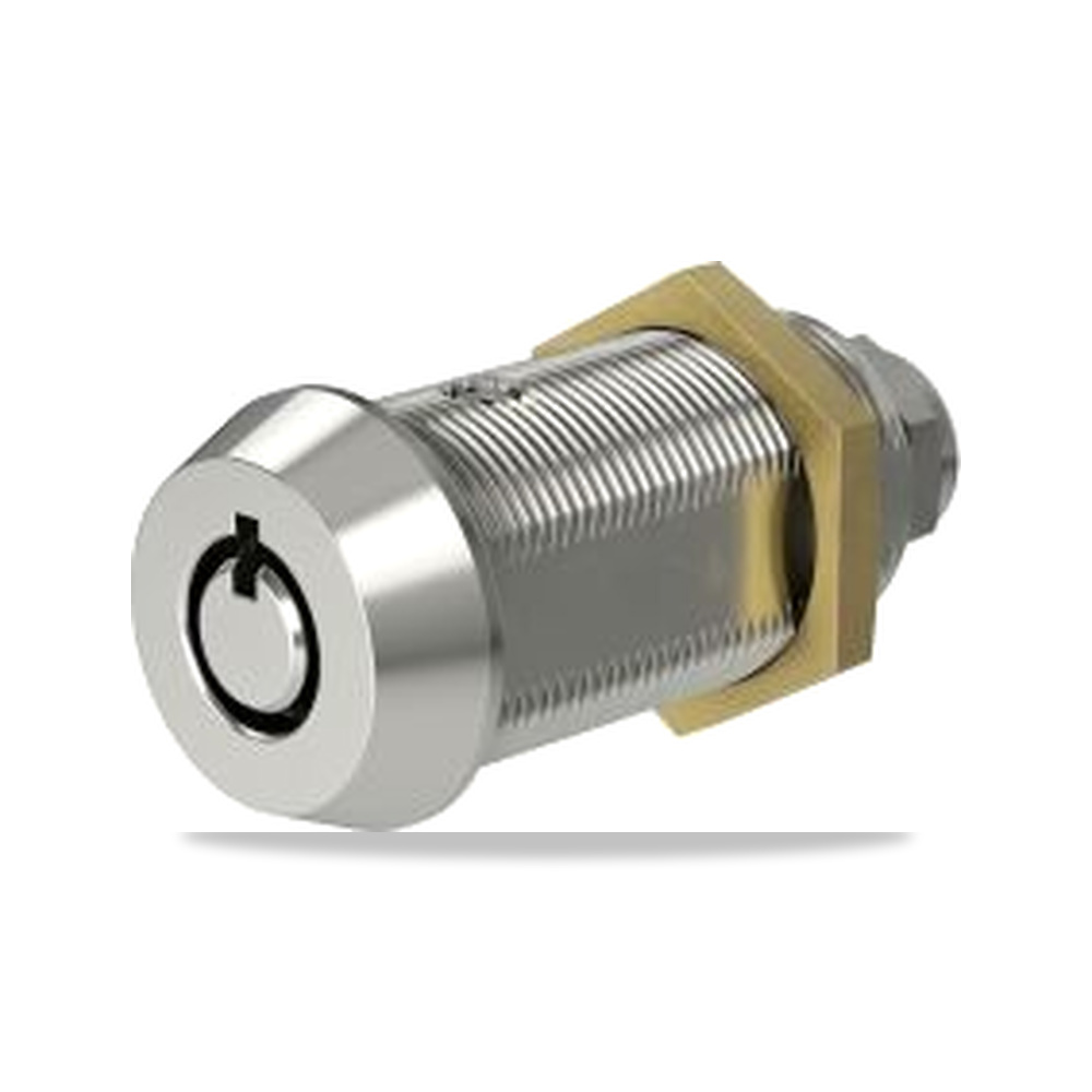 قفل كامات معدني للخزائن واللوحات (Camlock) نحاس أصفر رمادي 19 X 16 مم RS PRO موديل 630-977