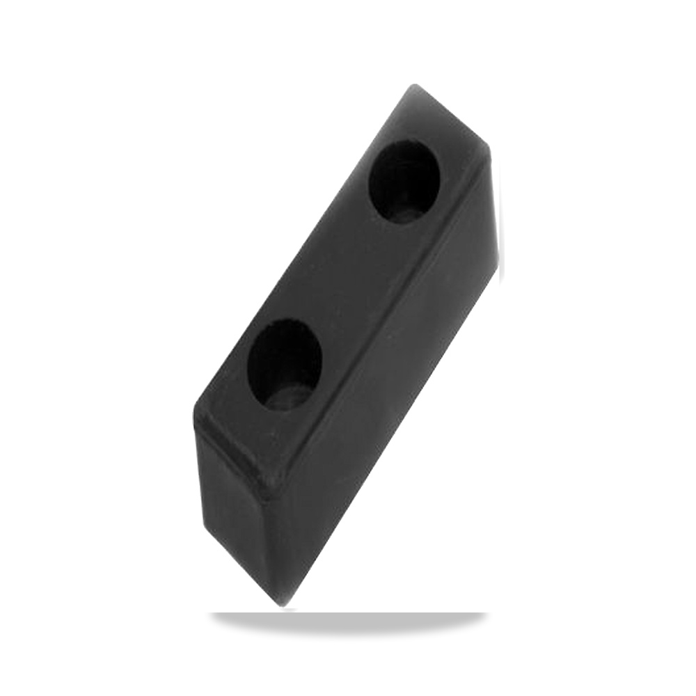 مصد مطاطي وقاعدة تثبيت مانعة للاهتزاز (Rubber Buffer / Mount) أسود 425 مم 120 مم RS PRO موديل 734-077 - نوع الخامة Natural Rubber - 425 x 120 x 100 مم