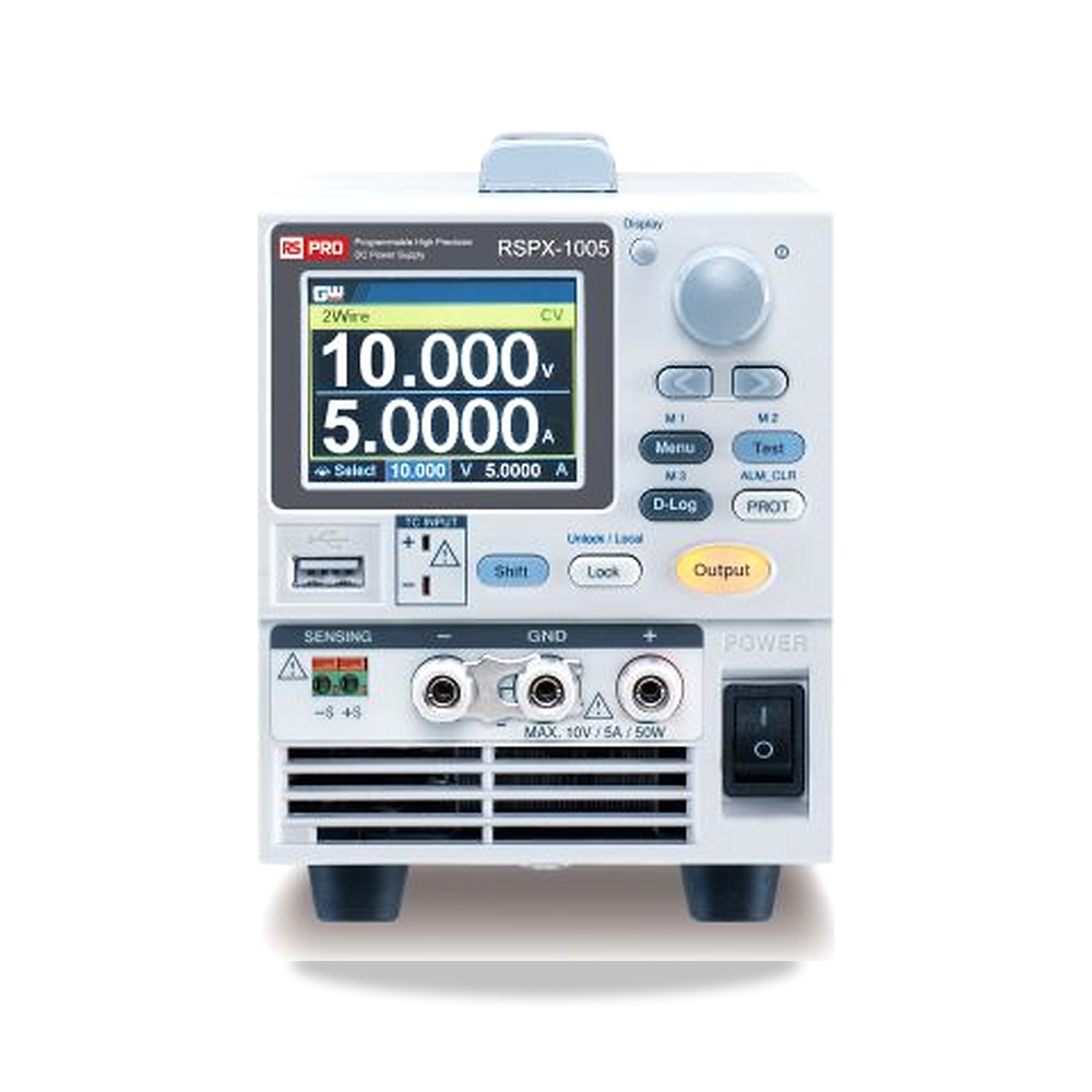 وحدة تغذية ومصدر طاقة كهربائية (Power Supply) رقمي 0 فولت 10 فولت 5 أمبير RS PRO موديل 886-311