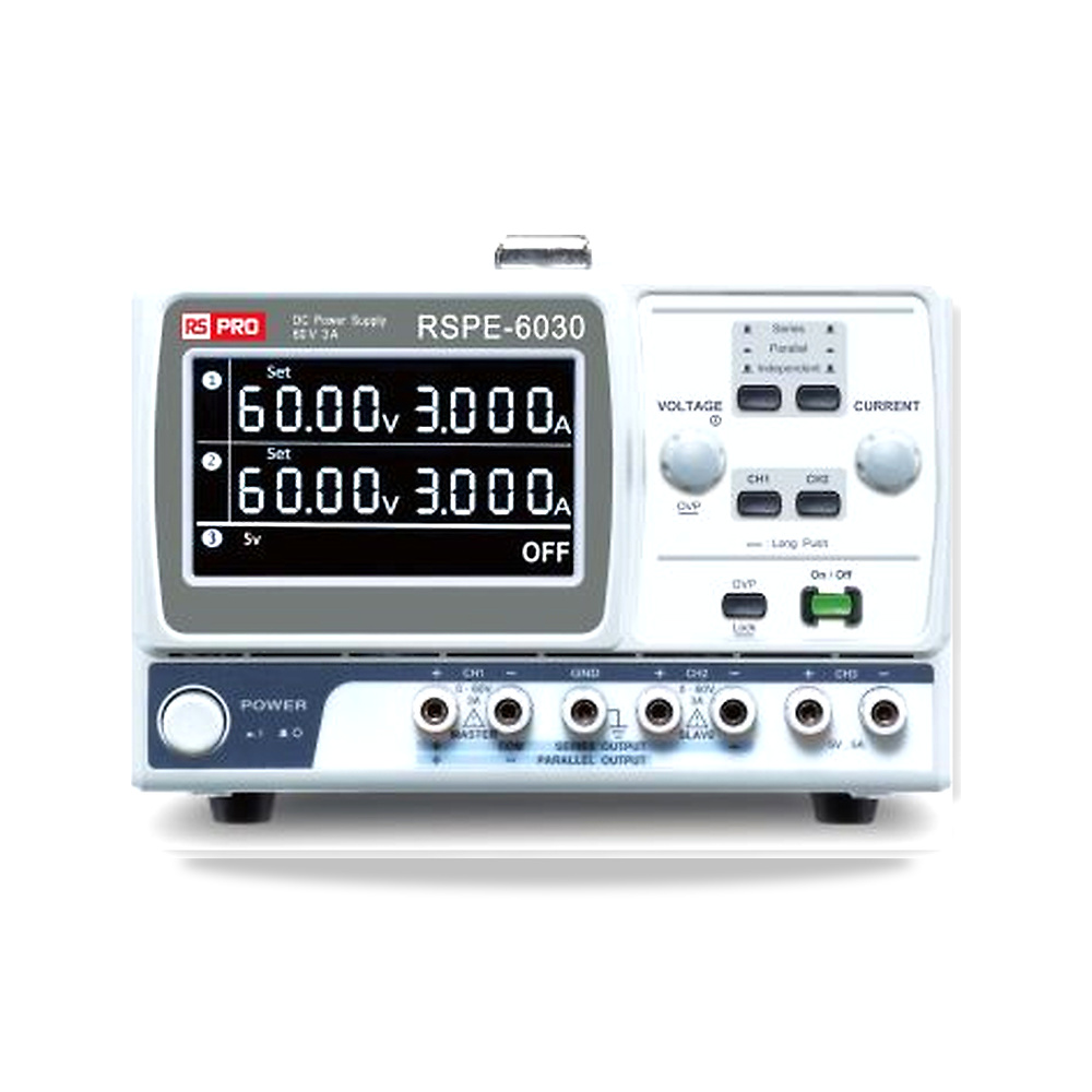 وحدة تغذية ومصدر طاقة كهربائية (Power Supply) 0 فولت 60 فولت 680 واط 3 أمبير RS PRO موديل 447-360