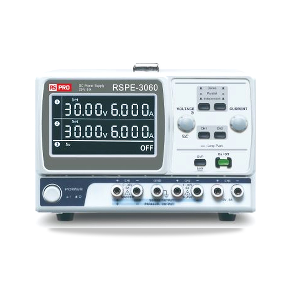 وحدة تغذية ومصدر طاقة كهربائية (Power Supply) 0 فولت 30 فولت 385 واط 6 أمبير RS PRO موديل 447-359