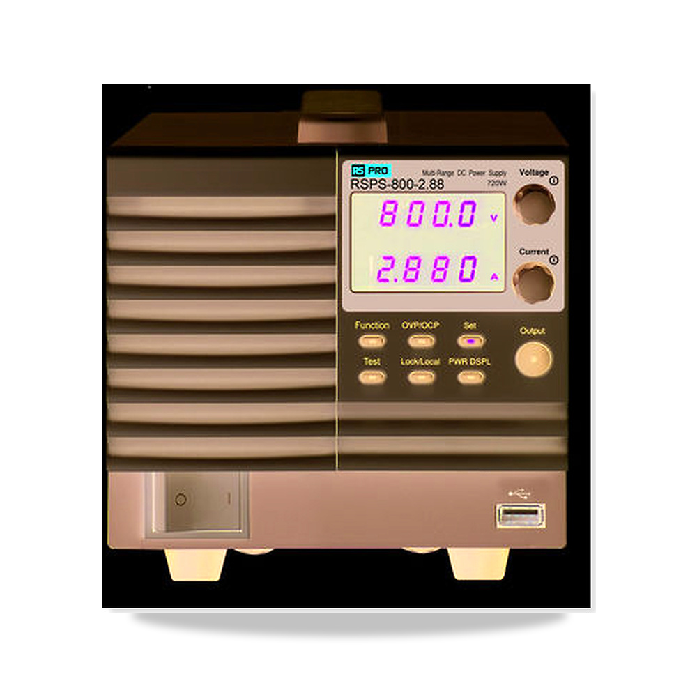 وحدة تغذية ومصدر طاقة كهربائية (Power Supply) 0 فولت 800 فولت 720 واط 2.88 أمبير RS PRO موديل 642-972