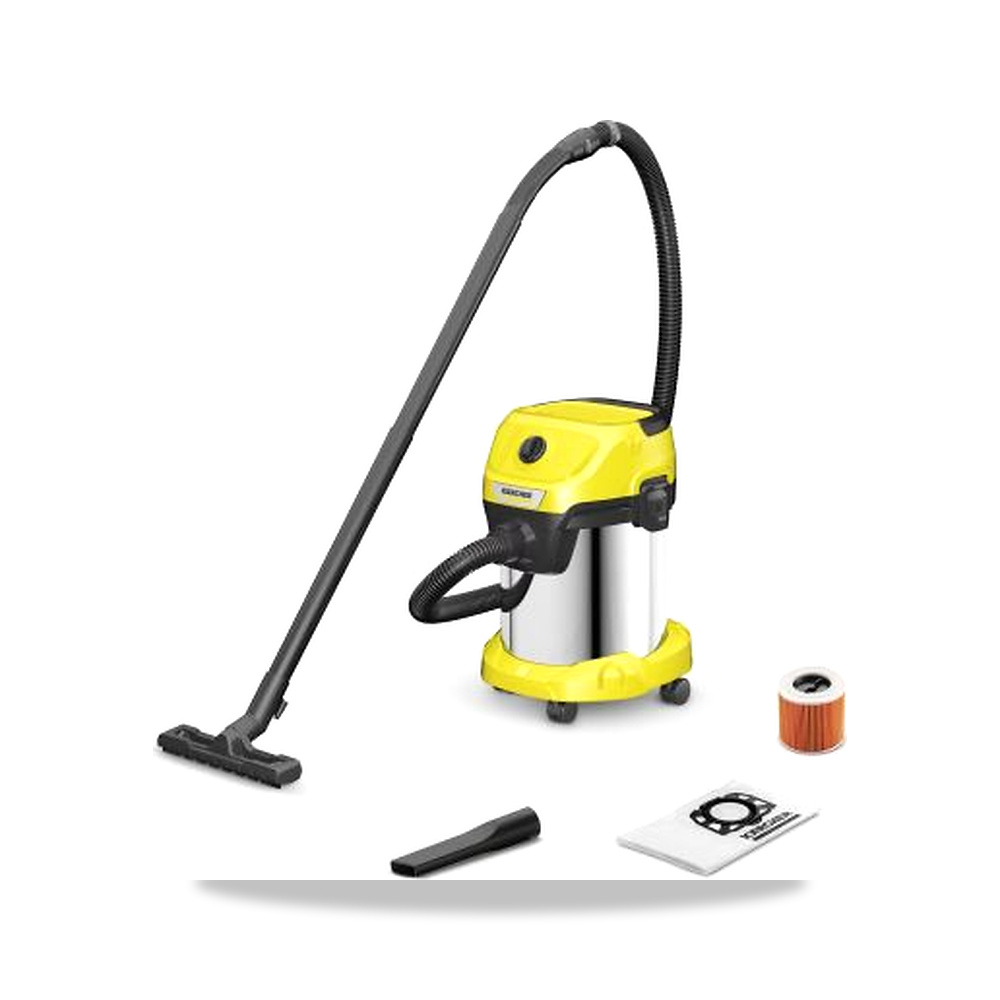 مكنسة وجهاز شفط وتنظيف كهربائي وصناعي 240 فولت 4 متر Karcher موديل 1.628-153.0 - السعة 17L - القدرة الكهربائية 1kW