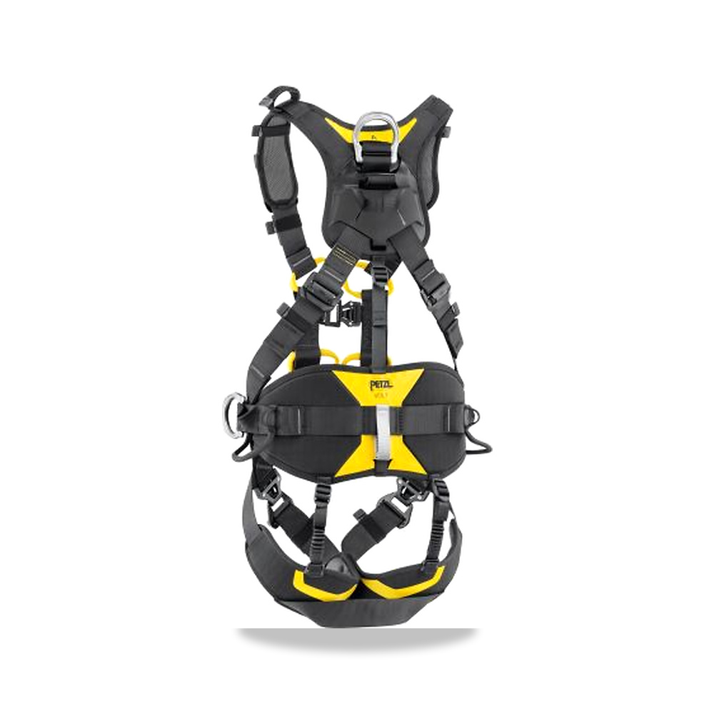 صورة منتج جهاز وحزام أمان لمنع السقوط من المرتفعات (Fall Arrest) قابل للتعديل Petzl موديل C072CB00 – المقاس Small (S) – اللون Black, Yellow - كود الصنف reemco-2027-0012100 - ماركة يباع من خلال reemco - توريد وتصوير حصري لشركة ريمكو القابضة السعودية