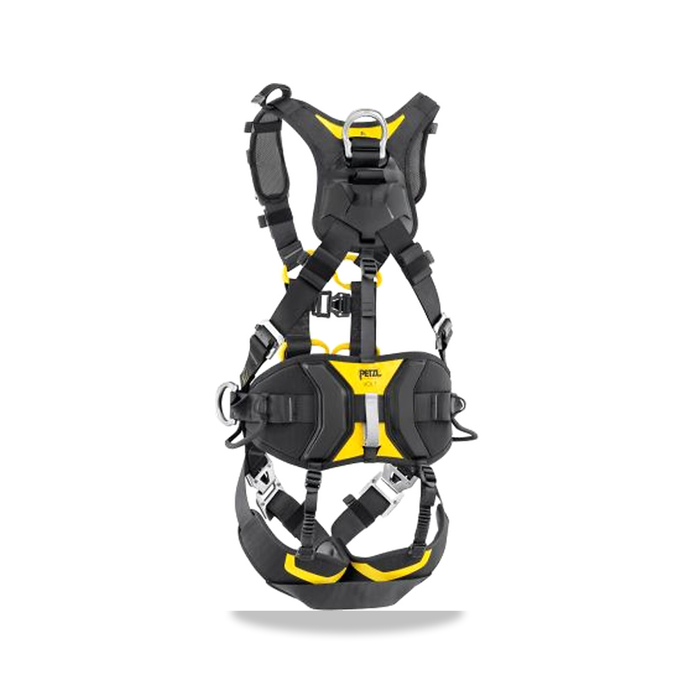 صورة منتج جهاز وحزام أمان لمنع السقوط من المرتفعات (Fall Arrest) قابل للتعديل Petzl موديل C072FB00 – المقاس Small (S) – اللون Black, Yellow - كود الصنف reemco-2027-0012103 - ماركة يباع من خلال reemco - توريد وتصوير حصري لشركة ريمكو القابضة السعودية
