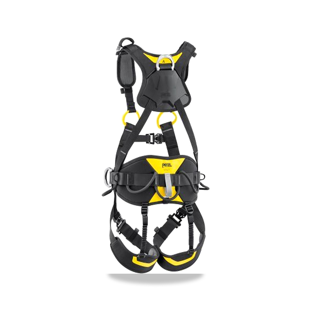 صورة منتج جهاز وحزام أمان لمنع السقوط من المرتفعات (Fall Arrest) قابل للتعديل Petzl موديل C072GA00 – المقاس Small (S) – اللون Black, Yellow - كود الصنف reemco-2027-0012104 - ماركة يباع من خلال reemco - توريد وتصوير حصري لشركة ريمكو القابضة السعودية