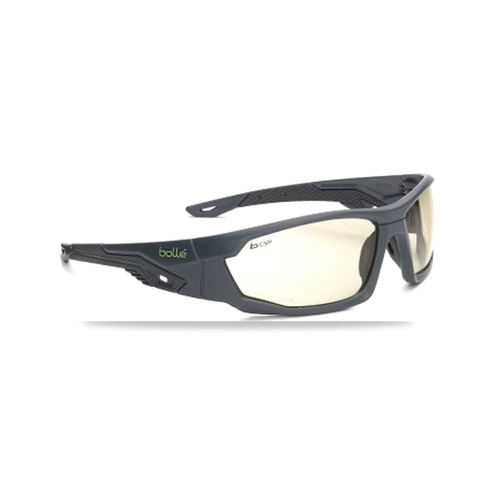 صورة منتج نظارة وقاية وسلامة مهنية بولي كربونات أسود Bolle Safety موديل MERCSP – اللون بني – اللون Grey, Black - كود الصنف reemco-2027-0013765 - ماركة يباع من خلال reemco - توريد وتصوير حصري لشركة ريمكو القابضة السعودية