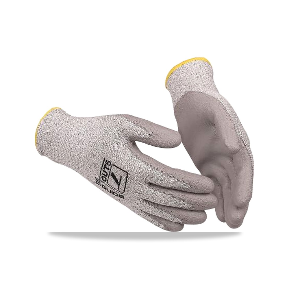 معدة وقاية وسلامة مهنية رمادي GUIDE GLOVES موديل GUIDE 314 T12 - نوع الخامة Fibreglass, HPPE, Polyurethane