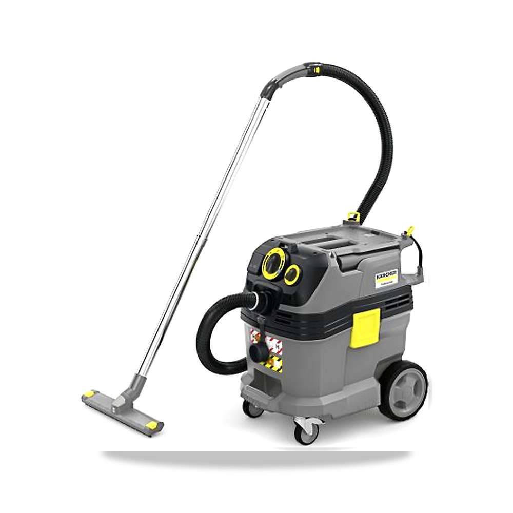 مكنسة وجهاز شفط وتنظيف كهربائي وصناعي 240 فولت 7.5 متر Karcher موديل 1.148-257.0 - السعة 30L - القدرة الكهربائية 1.38kW