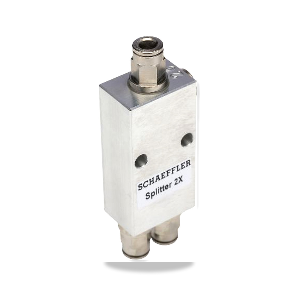 وصلة ومربط خرطوم هيدروليكي/نيوماتيك موصل ورابط 20 مم SCHAEFFLER موديل ARCALUB-X.SPLITTER-2X-STRAIGHT-GREASE