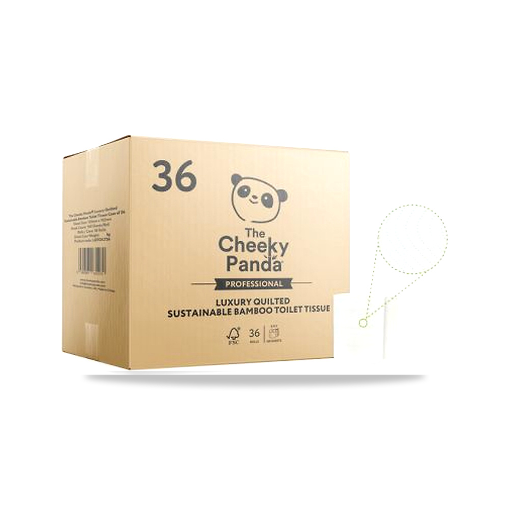 مناديل رول حمام وورق تواليت وتنشيف 117 مم 101 مم The Cheeky Panda Ltd موديل LQTOILT36