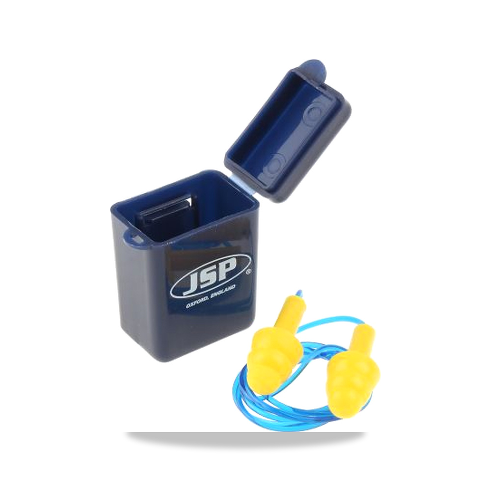 صورة منتج نظارات وواقيات السمع والعمل على ارتفاع أصفر أزرق JSP موديل AEE110-060-200 – نوع الخامة Polymer - كود الصنف reemco-2027-0035919 - ماركة يباع من خلال reemco - توريد وتصوير حصري لشركة ريمكو القابضة السعودية