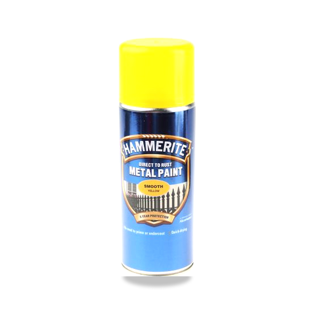 دهان وطلاء أصفر دهان وطلاء 400 مل Hammerite موديل 5092968 - التشطيب السطحي Smooth - نوع الخامة Acrylic, Water