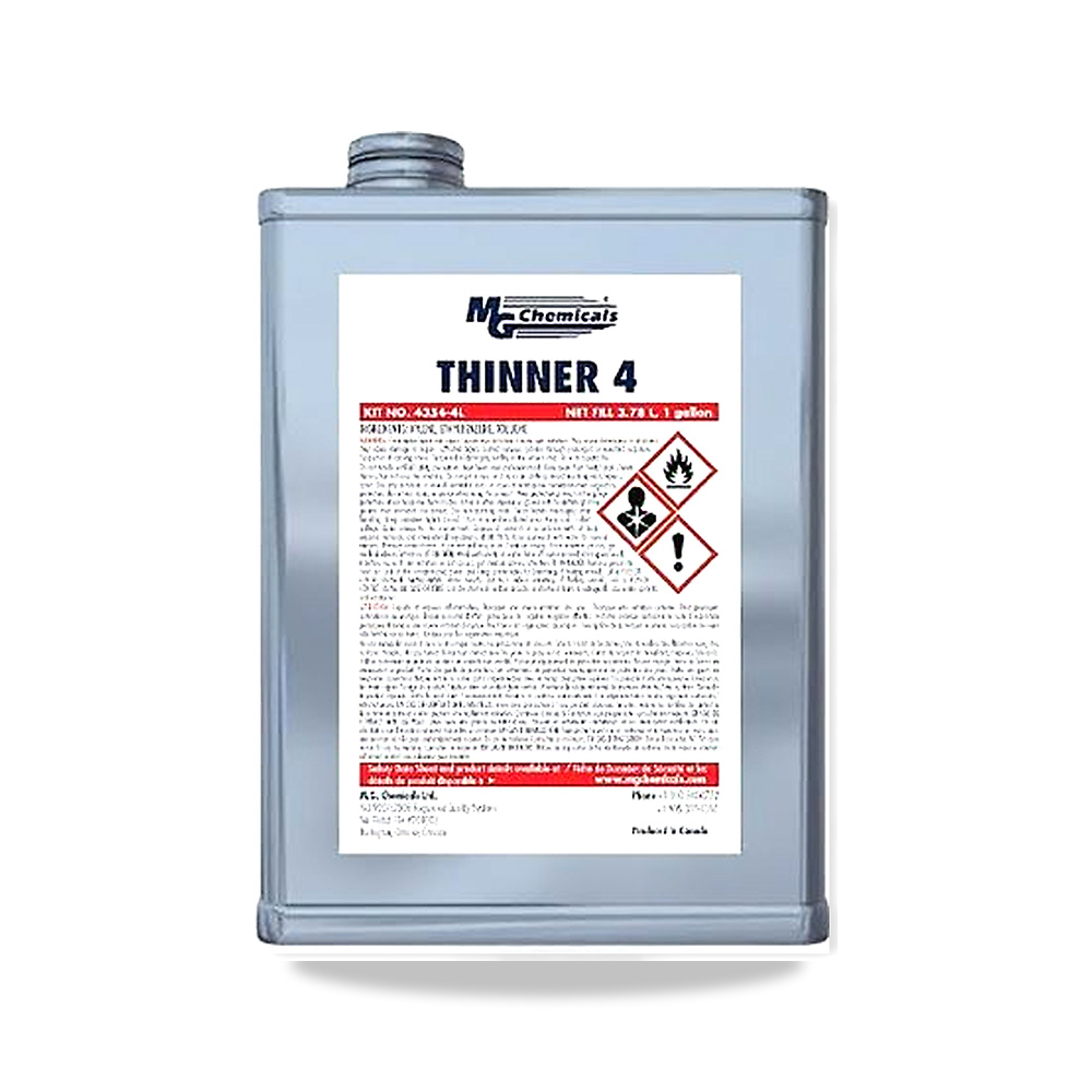 تنر ومخفف دهانات وطلاء 1 لتر MG Chemicals موديل 4354-1L - نوع الخامة Acrylic, Urethane - اللون Colourless