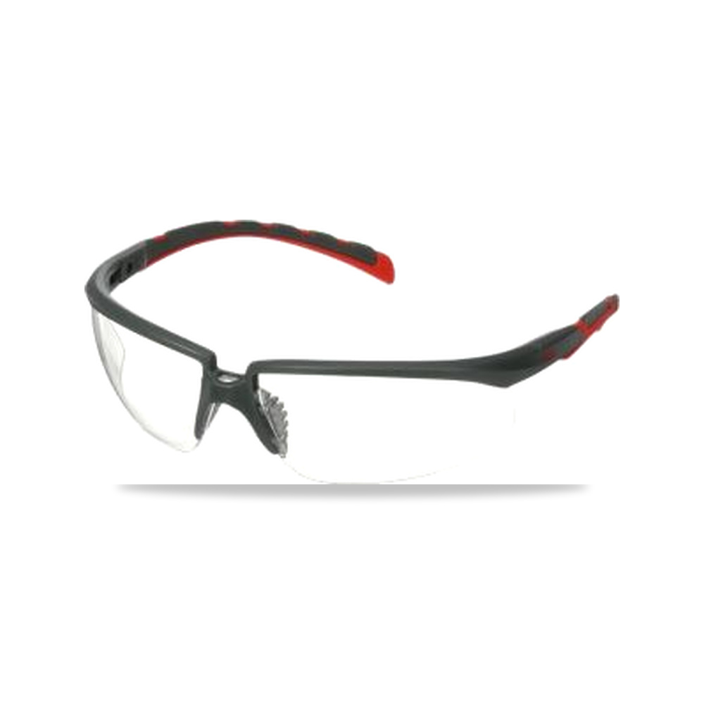 صورة منتج نظارة وقاية وسلامة مهنية شفاف رمادي 3 متر 3M موديل S2001SGAF-RED – اللون Grey, Red – نوع الخامة بولي كربونات - كود الصنف reemco-2027-0043489 - ماركة يباع من خلال reemco - توريد وتصوير حصري لشركة ريمكو القابضة السعودية