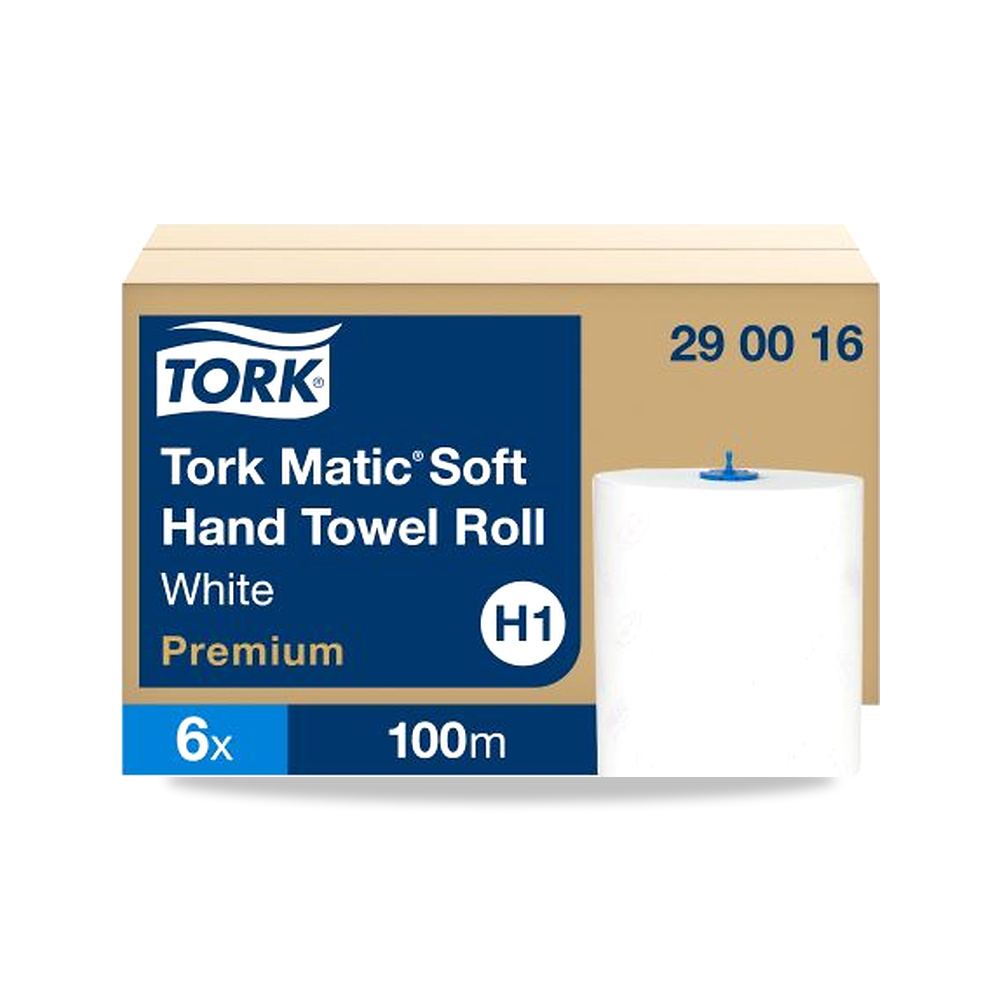 صورة منتج مناديل رول حمام وورق تواليت وتنشيف 190 X 190 مم 100 متر Tork موديل 290016 – اللون أبيض - كود الصنف reemco-2027-0044037 - ماركة يباع من خلال reemco - توريد وتصوير حصري لشركة ريمكو القابضة السعودية