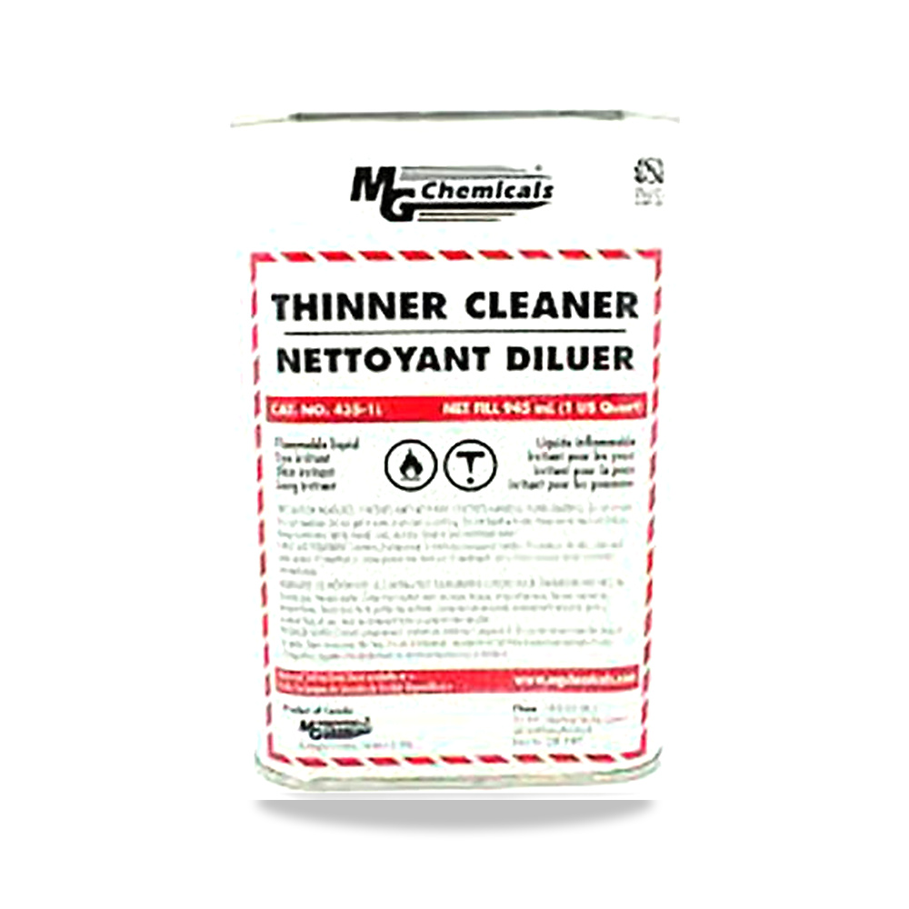 تنر ومخفف دهانات وطلاء شفاف 1 لتر MG Chemicals موديل 435-1L - نوع الخامة Acetone