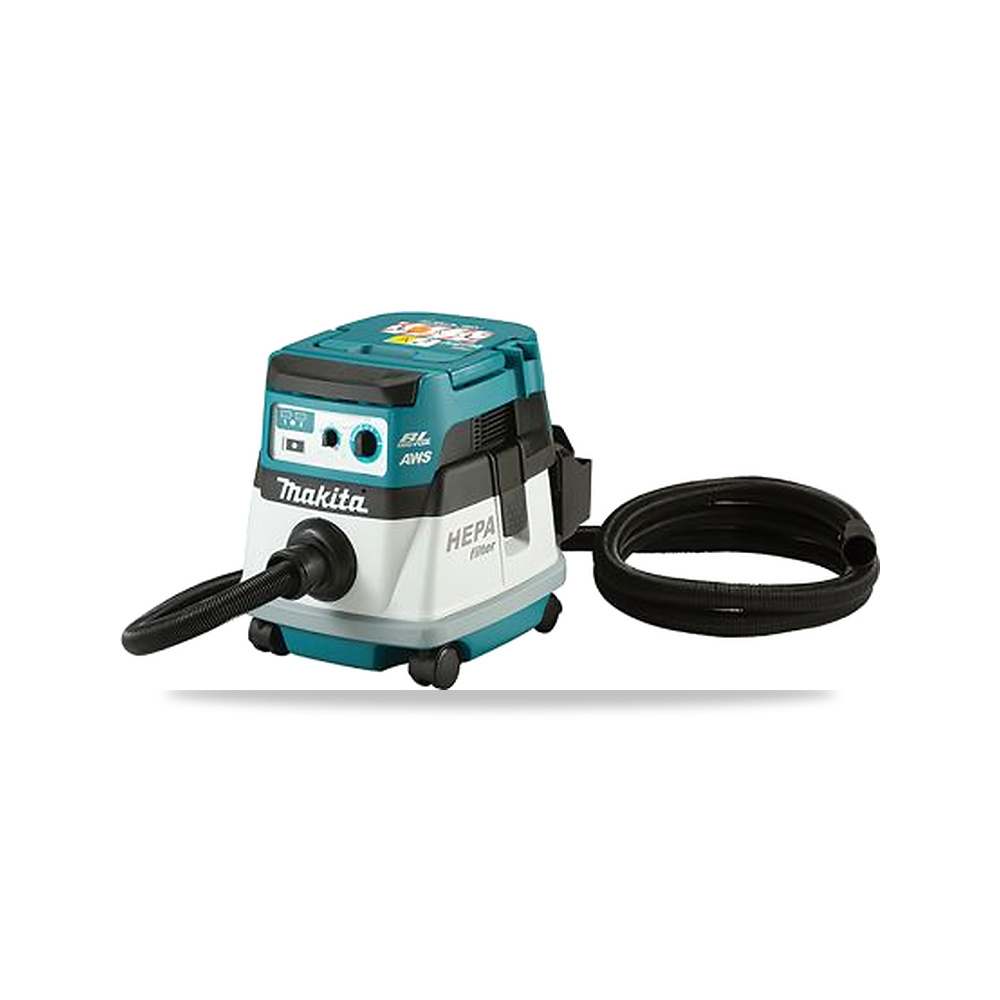 صورة منتج مكنسة وجهاز شفط وتنظيف كهربائي وصناعي 36 فولت Makita موديل DVC867LZX4 – السعة 8000ml – 110 واط - كود الصنف reemco-2027-0047980 - ماركة يباع من خلال reemco - توريد وتصوير حصري لشركة ريمكو القابضة السعودية