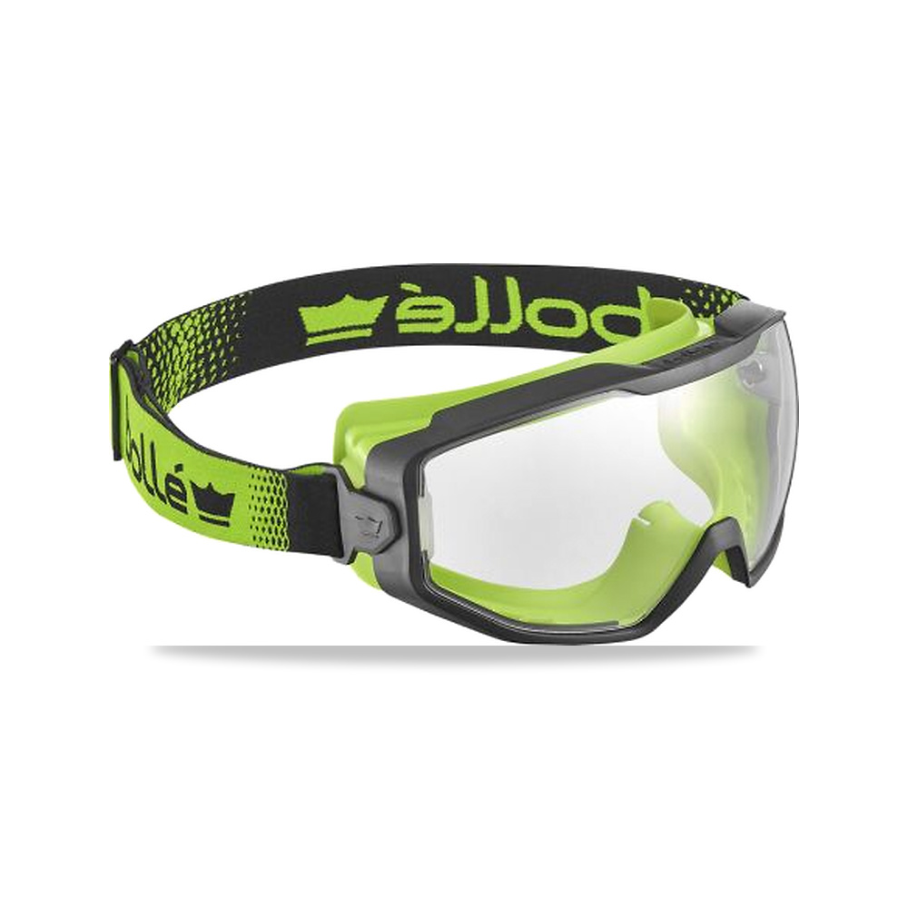 صورة منتج نظارة وقاية وسلامة مهنية شفاف أخضر Bolle Safety موديل SPECTN15W – اللون Green, Black – نوع الخامة بولي كربونات - كود الصنف reemco-2027-0055163 - ماركة يباع من خلال reemco - توريد وتصوير حصري لشركة ريمكو القابضة السعودية
