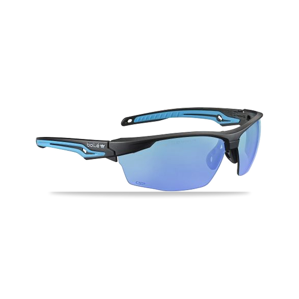 صورة منتج نظارة وقاية وسلامة مهنية أزرق أسود Bolle Safety موديل TRYONN40E – اللون Blue, Black – نوع الخامة بولي كربونات - كود الصنف reemco-2027-0055180 - ماركة يباع من خلال reemco - توريد وتصوير حصري لشركة ريمكو القابضة السعودية