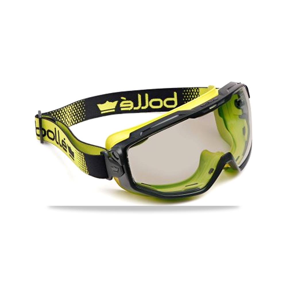 صورة منتج نظارة وقاية وسلامة مهنية بني أسود Bolle Safety موديل UNIVGN30W – اللون Black, Yellow – نوع الخامة بولي كربونات - كود الصنف reemco-2027-0055185 - ماركة يباع من خلال reemco - توريد وتصوير حصري لشركة ريمكو القابضة السعودية