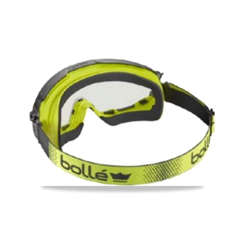 صورة منتج نظارة وقاية وسلامة مهنية شفاف أصفر Bolle Safety موديل UNIVGN14W – اللون Yellow, Black – نوع الخامة بولي كربونات - كود الصنف reemco-2027-0055188 - ماركة يباع من خلال reemco - توريد وتصوير حصري لشركة ريمكو القابضة السعودية