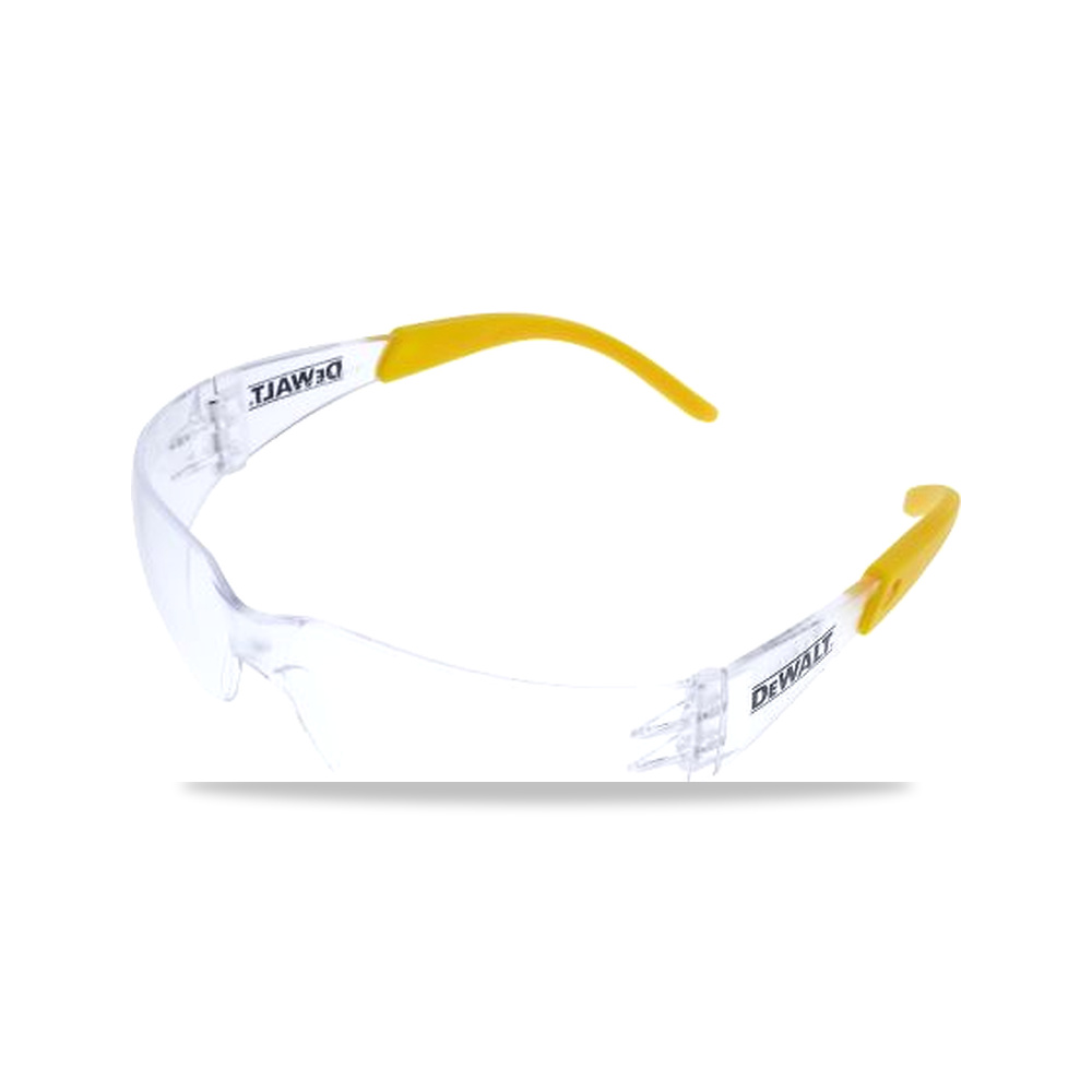 صورة منتج نظارة وقاية وسلامة مهنية شفاف بولي كربونات DeWALT موديل DPG54-1D EU – نوع الخامة Rubber Tipped - كود الصنف reemco-2027-0062149 - ماركة يباع من خلال reemco - توريد وتصوير حصري لشركة ريمكو القابضة السعودية