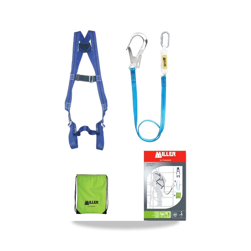 صورة منتج جهاز وحزام أمان لمنع السقوط من المرتفعات (Fall Arrest) 2 متر Honeywell Safety موديل 1031433 – السعة 100kg – الطول 2m - كود الصنف reemco-2027-0072577 - ماركة يباع من خلال reemco - توريد وتصوير حصري لشركة ريمكو القابضة السعودية