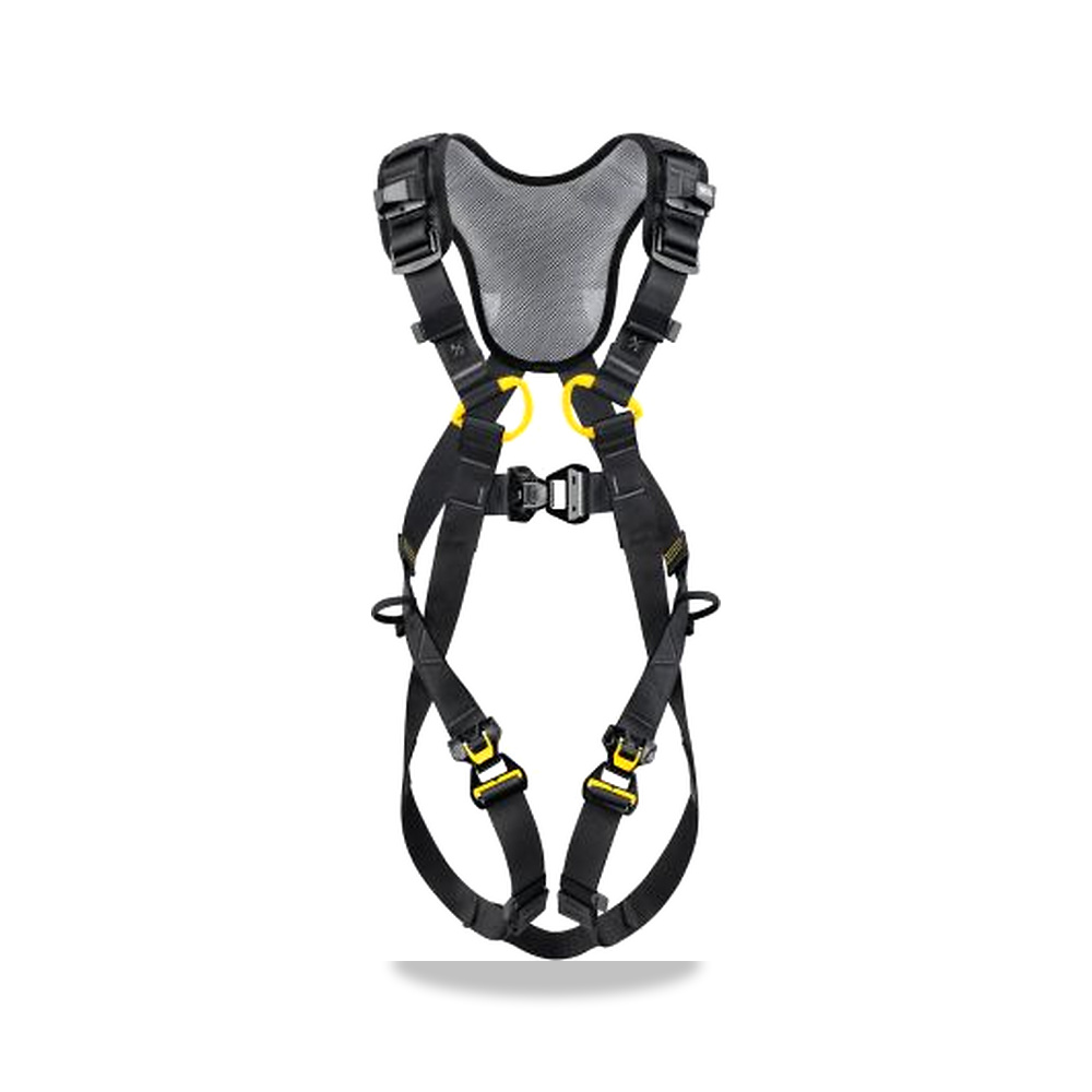 صورة منتج جهاز وحزام أمان لمنع السقوط من المرتفعات (Fall Arrest) 140 كجم Petzl موديل C073DA02 – السعة 140kg – اللون Black, Yellow - كود الصنف reemco-2027-0095014 - ماركة يباع من خلال reemco - توريد وتصوير حصري لشركة ريمكو القابضة السعودية