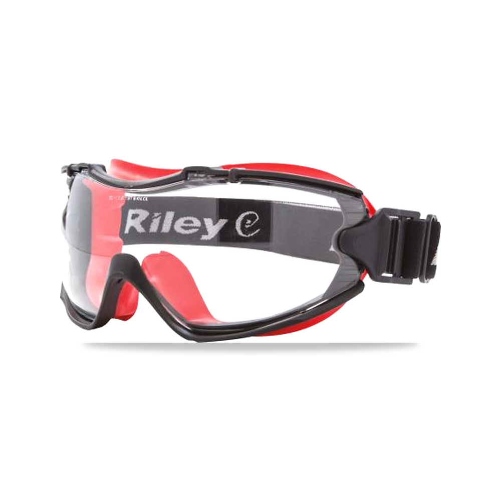 صورة منتج نظارة وقاية وسلامة مهنية شفاف أحمر Riley موديل RLY00221 – اللون Red, Black – نوع الخامة بولي كربونات - كود الصنف reemco-2027-0095269 - ماركة يباع من خلال reemco - توريد وتصوير حصري لشركة ريمكو القابضة السعودية