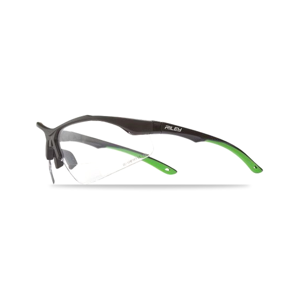 صورة منتج نظارة وقاية وسلامة مهنية شفاف أخضر Riley موديل RLY00514 – اللون Green, Black – نوع الخامة بولي كربونات - كود الصنف reemco-2027-0098594 - ماركة يباع من خلال reemco - توريد وتصوير حصري لشركة ريمكو القابضة السعودية